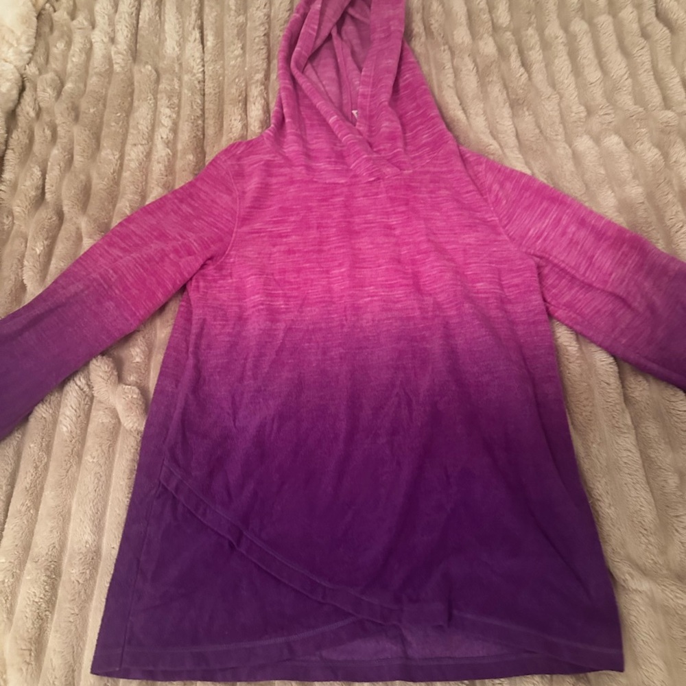 Ideology Pink and Purple Ombre Kids Hoodie